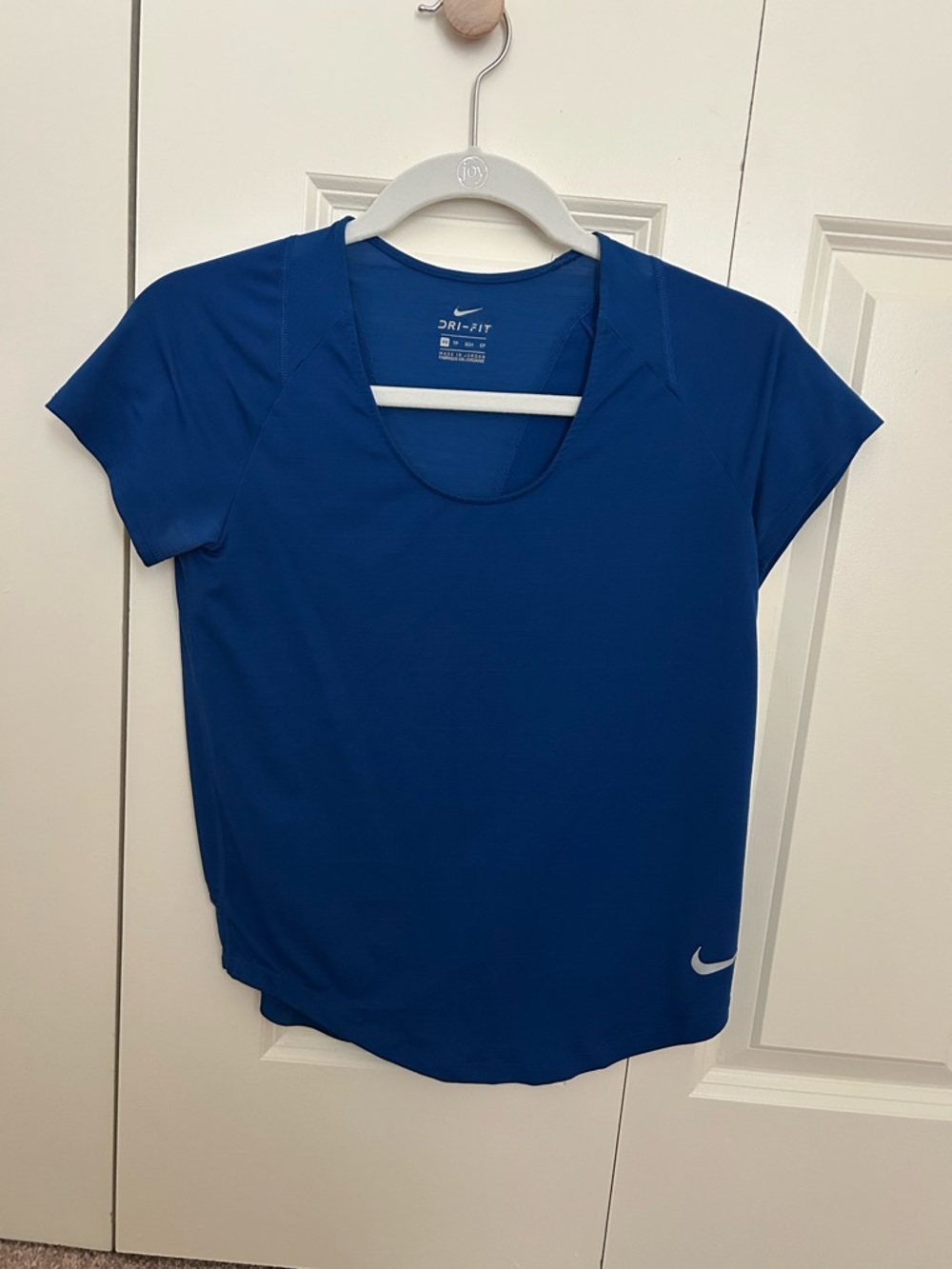 Nike Women's Short Sleeve Dri-FIT Top - Royal Blue